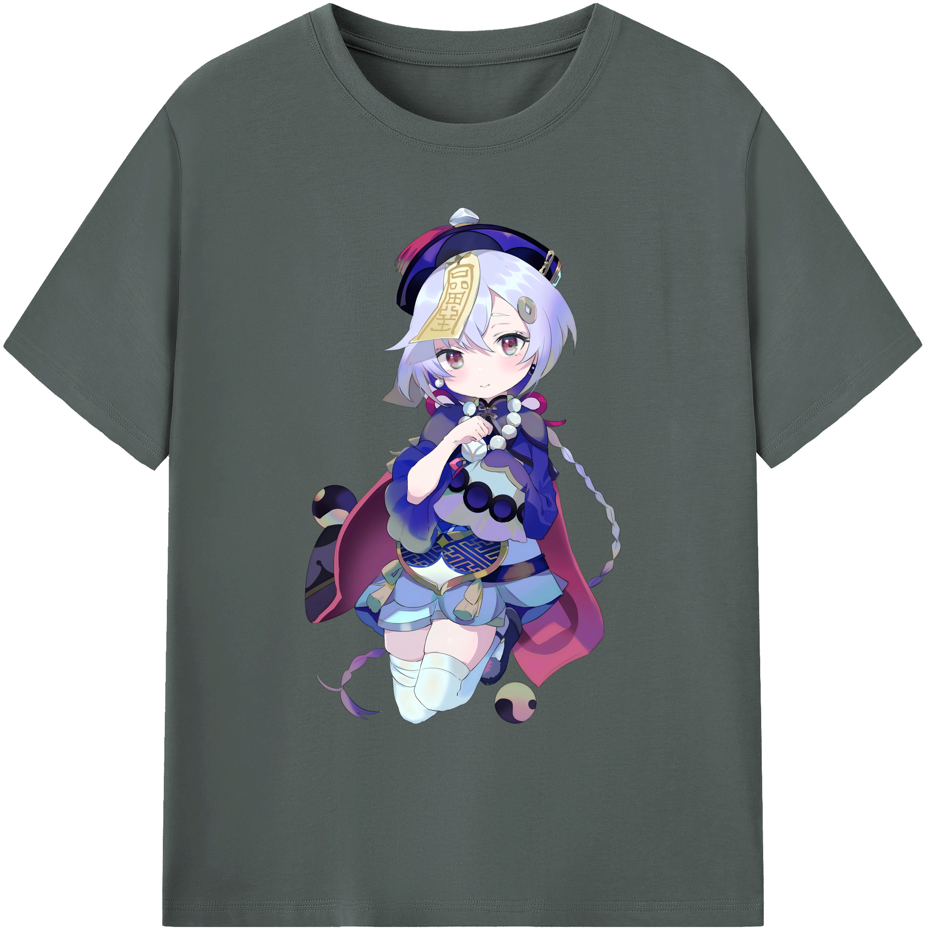 げんし神 七七 なな  genshin Nana 綿100％ メンズ半袖Tシャツ｜肌触りやわらか＆通気性